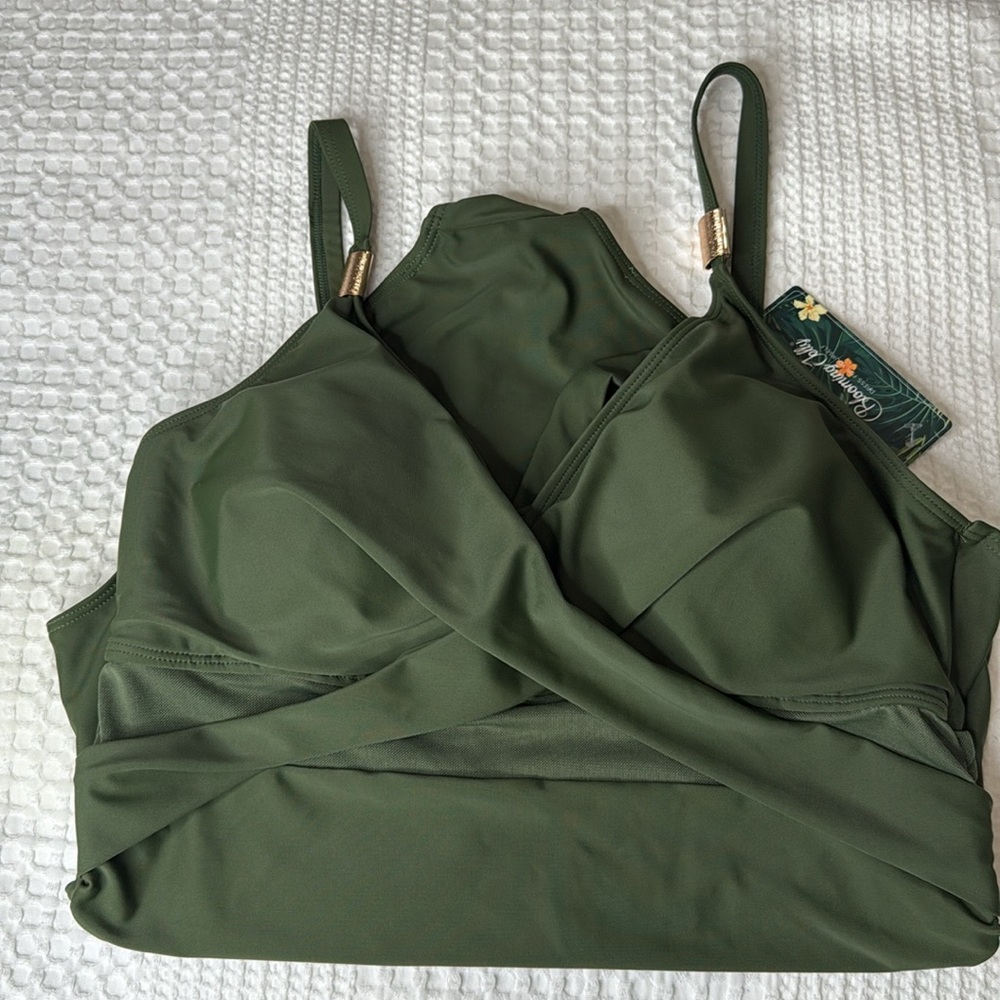 NWT Blooming Jelly 1PC Tummy Control Slimming Full Coverage Mesh Modest Swimsuit - Picture 5 of 8